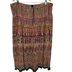 Vercellino Designs Vintage Boho Skirt Made in Mexico One Size